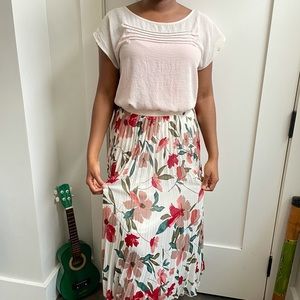 [ZARA + Everose] Summer Top & Maxi Skirt Set